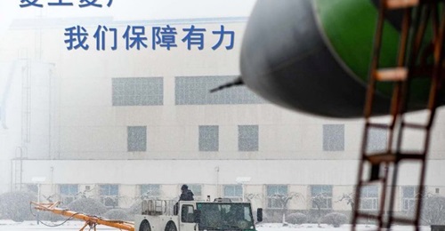 Images released by SAC on 21 February show a J-15 fighter aircraft in green primer, suggesting that the company has resumed production of the aircraft type. The text on the image states, among other things, 'full resumption of production'.