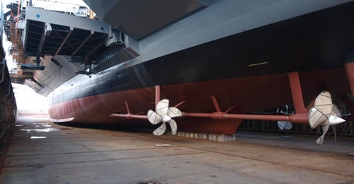 The US Navy decided on a single-phase delivery schedule for aircraft carrier 
        
         (CVN 79).