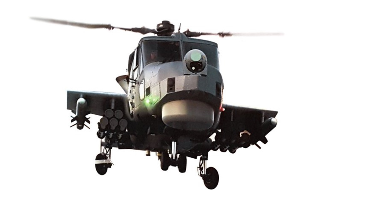 The Lynx Wildcat will carry a pair of Sea Venom missiles on the outer stations of a new weapons wing.