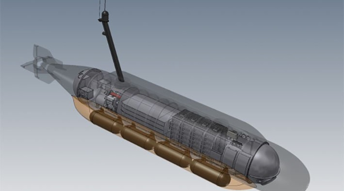 The 9 m S201 XLUUV, also known by the name Manta, is an 8.9 tonne vehicle originally developed for manned operation.