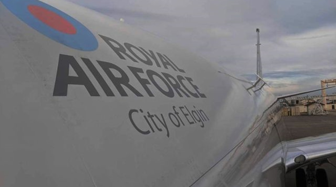 The second of nine Boeing P-8A Poseidon aircraft for the RAF, ZP802 City of Elgin, seen in the US prior to its delivery to Kinloss Barracks in Scotland on 13 March.