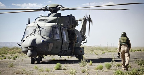 A German Army NH90 operating in Afghanistan. The service is to form a new helicopter command to streamline the decision-making process of the recently formed DSK Rapid Forces Division.