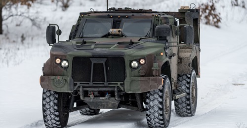 A Joint Light Tactical Vehicle (JLTV) in operation on 29 January. The JLTV is an example of US military service collaboration on weapon systems, which the US Air Force's chief of staff sees taking place more often as defence budgets potentially decline...