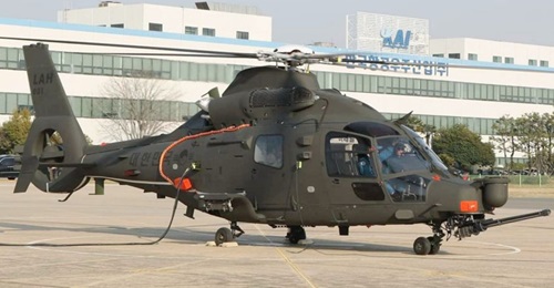 South Korea has announced a programme to support local industry in replacing imported components in key programmes such as the development of the KAI Light Armed Helicopter (pictured).