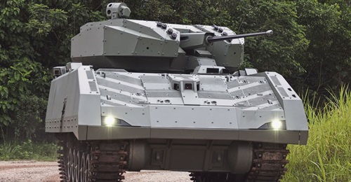 ST Engineering has announced that it has secured a Phase 2 contract from the Singapore Ministry of Defence to produce its Hunter tracked AFVs (pictured).