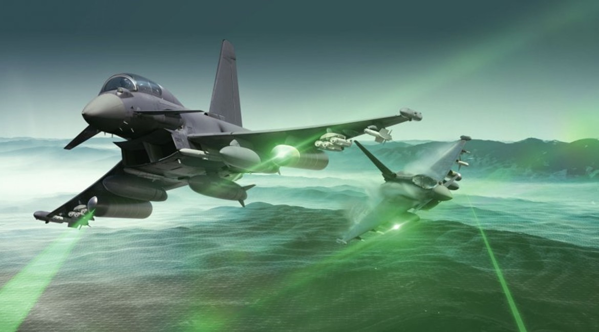 Germany's Hensoldt hopes that its Kalaetron Attack jammer will provide 'a national answer' to the Luftwaffe's luWES commitment to NATO. The system would equip either the Boeing EA-18G Growler or the Eurofighter ECR (pictured), depending on which select...