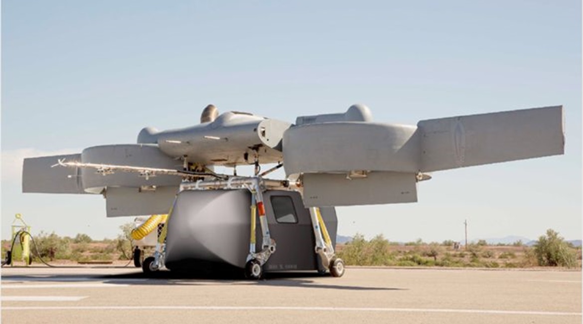 Piasecki's Aerial Reconfigurable Embedded System (ARES) is a multimission modular unmanned tilt-wing turbine-powered VTOL platform.