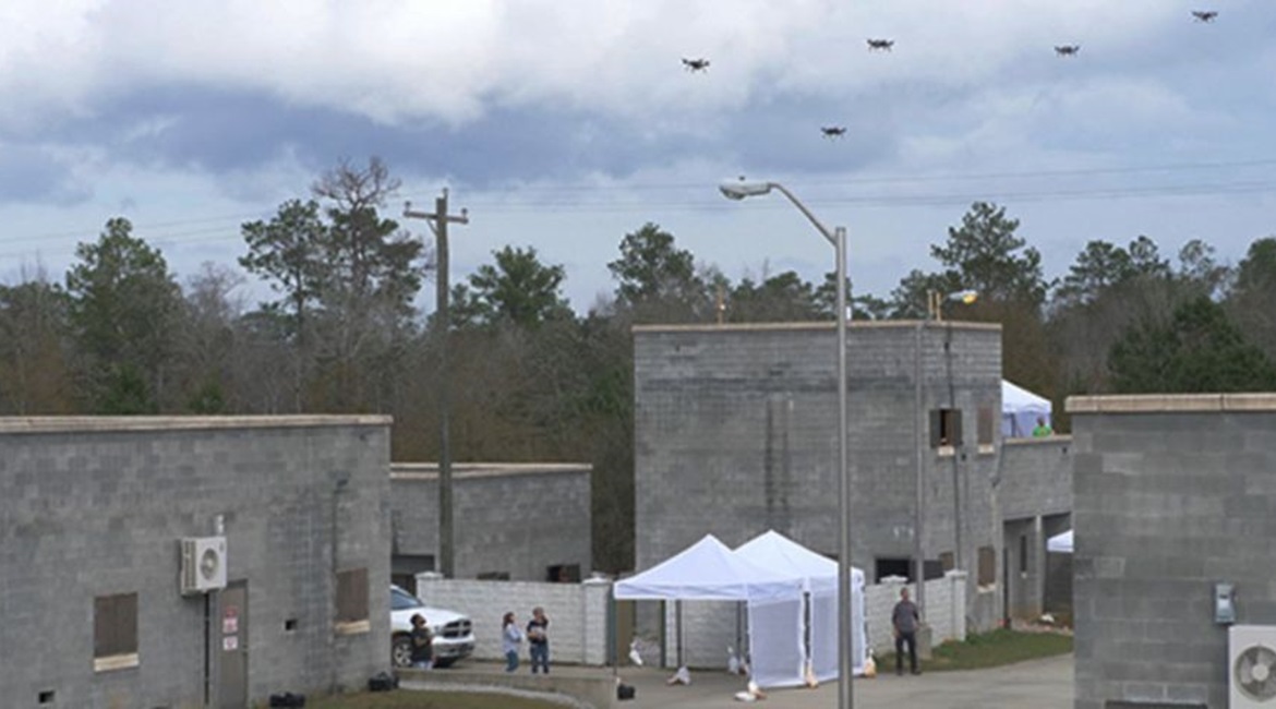 DARPA's OFFSET programme hosts its third field experiment on 27 January 2020 at Camp Shelby, Mississippi