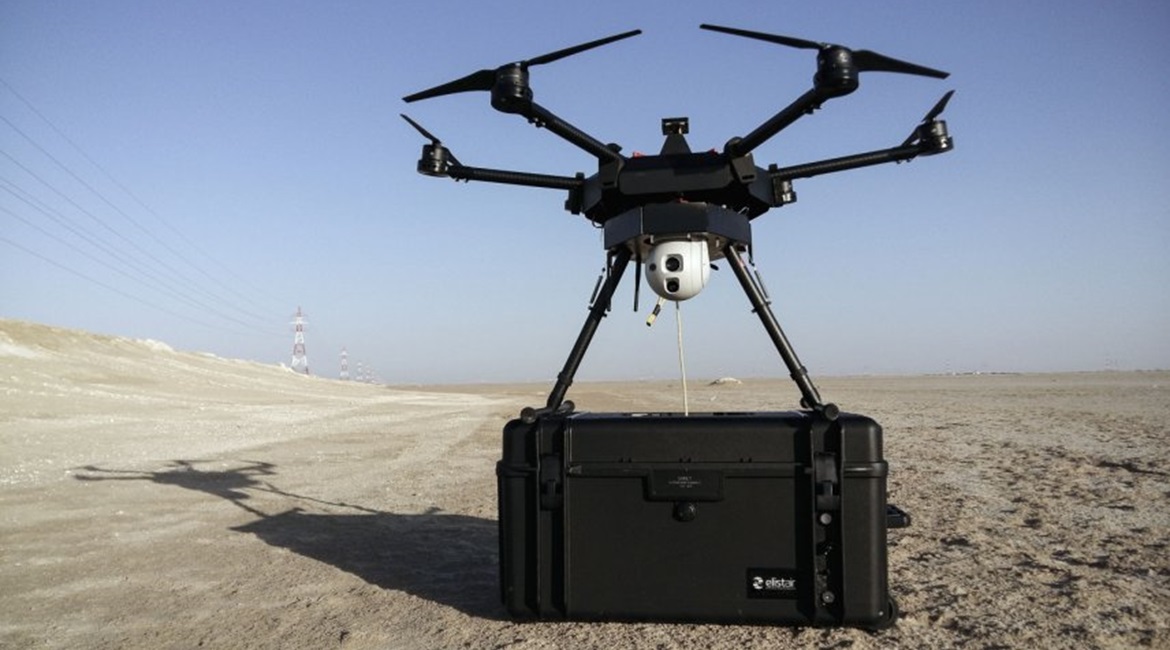 The Elistair SafeT is a tethered UAV of the type that the US Army is seeking for Air National Guard Special Tactics Operators to observe and engage hostile ground forces using laser-guided weapons from greater stand-off distances.