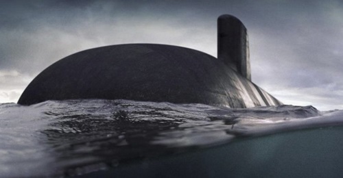 An artist's impression showing one of the Royal Australian Navy's future Attack-class submarines. Construction of the pressure hull for the first of 12 of these boats is scheduled to begin in 2024.