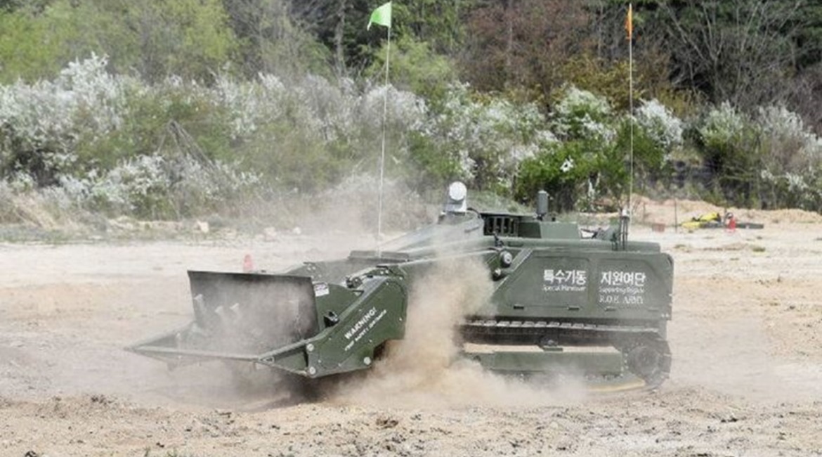 South Korea has acquired the DOK ING MV-4 mineclearing UGV.