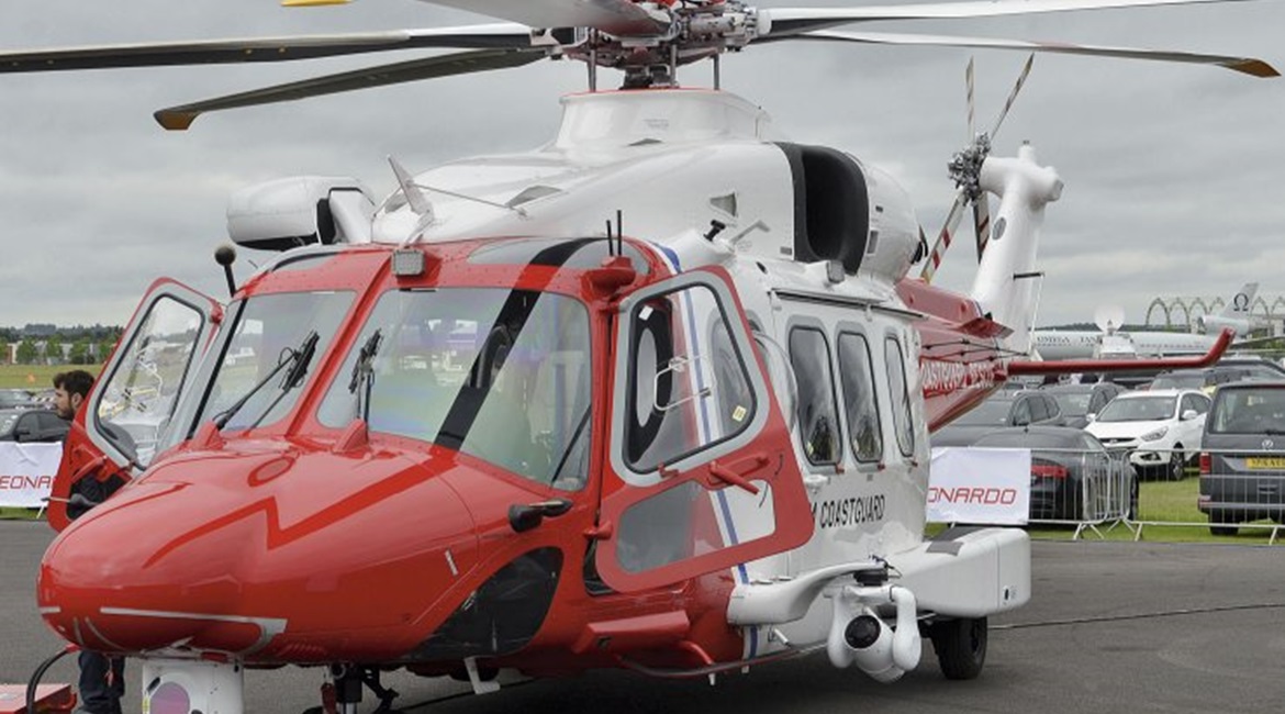 Seen here in UK coastguard service, the AW189 is the civil variant of the military AW149 and has also now been sold to Egypt.