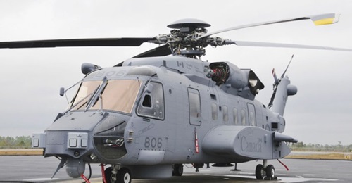 A Sikorsky CH-148 Cyclone maritime and anti-submarine warfare helicopter.