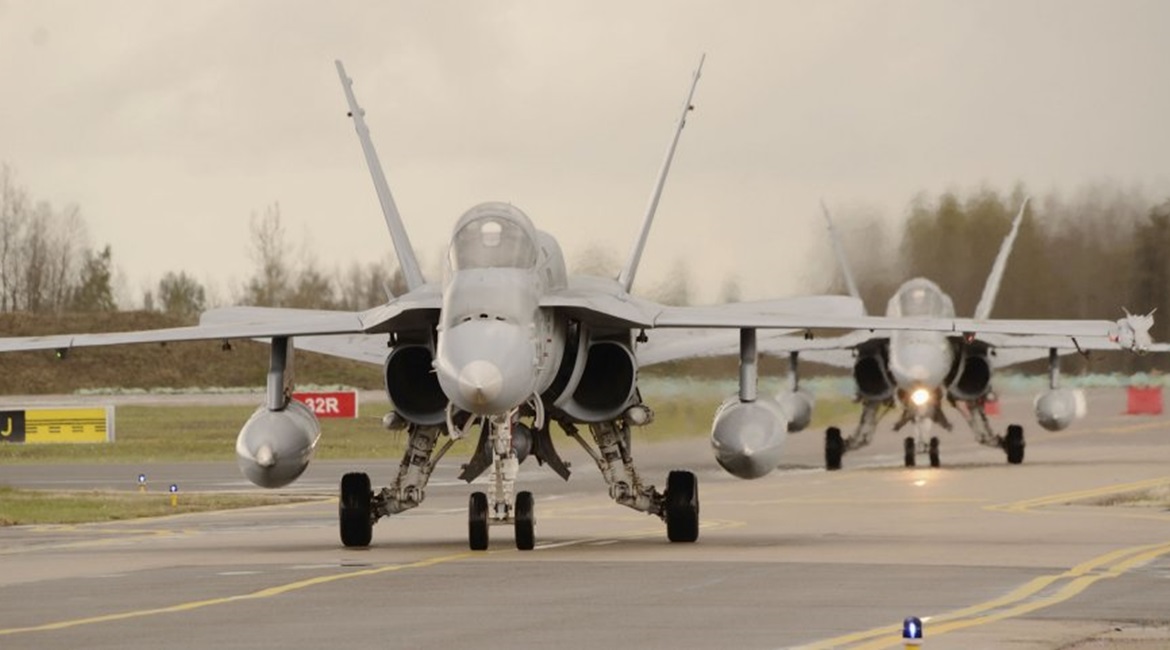The Spanish Air Force, which is leading the current Baltic Air Policing detachment with four Hornets, has reported no aggressive flying from Russian pilots they have so far encountered.