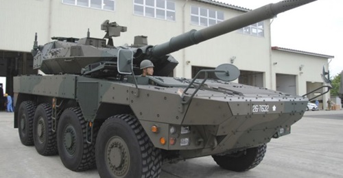 MHI has been awarded a contract to build prototypes of three new variants of the Type-16 MCV (seen here).