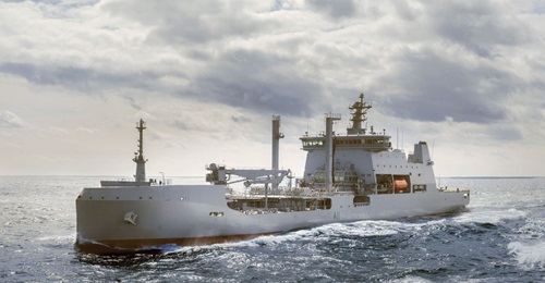 The Royal New Zealand Navy's replenishment tanker, 
        
        , began its voyage home from South Korea in June 2020.