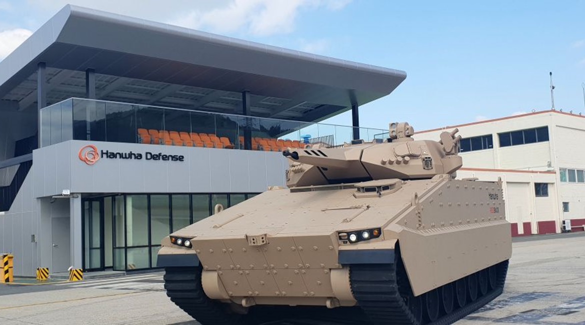 Hanwha is aiming to expand significantly over the coming few years through programmes such as the Redback IFV (pictured), which is currently bidding to win a major contract in Australia.