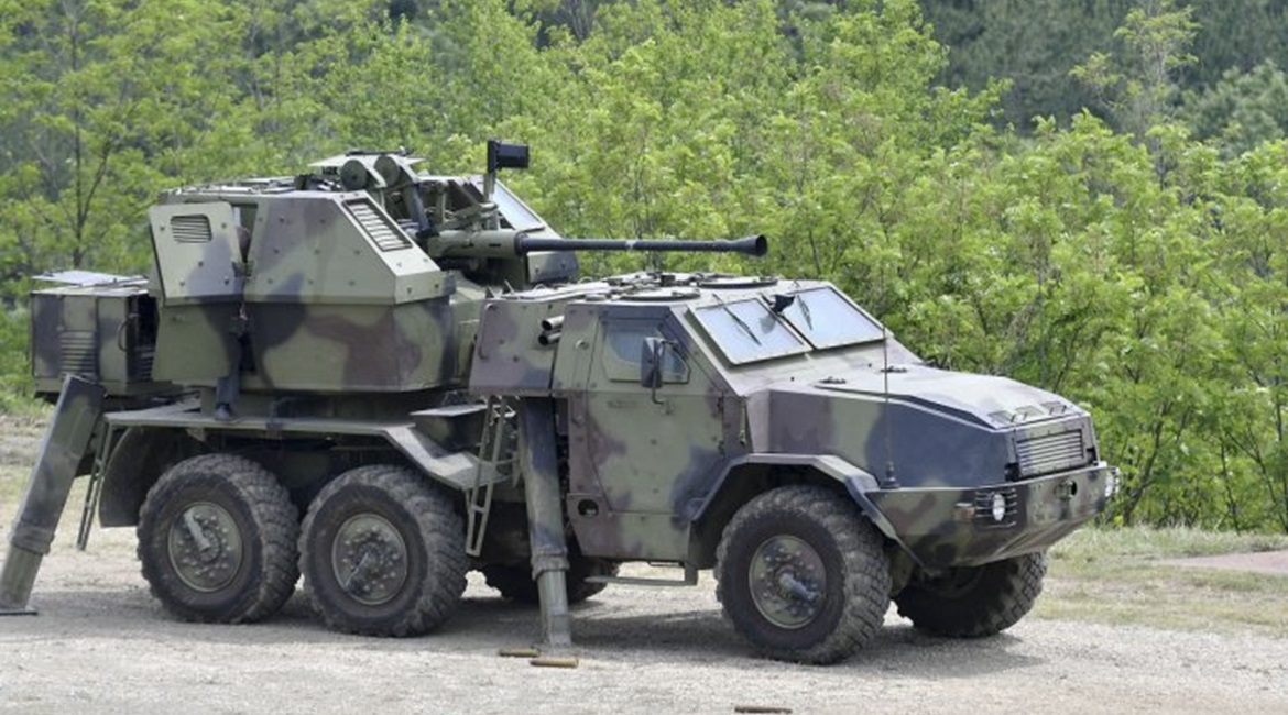 Serbia's PASARS SPAAG test fired indigenously-developed 40 mm pre-fragmented ammunition at ground targets on the Miokovci firing range on 9 June.