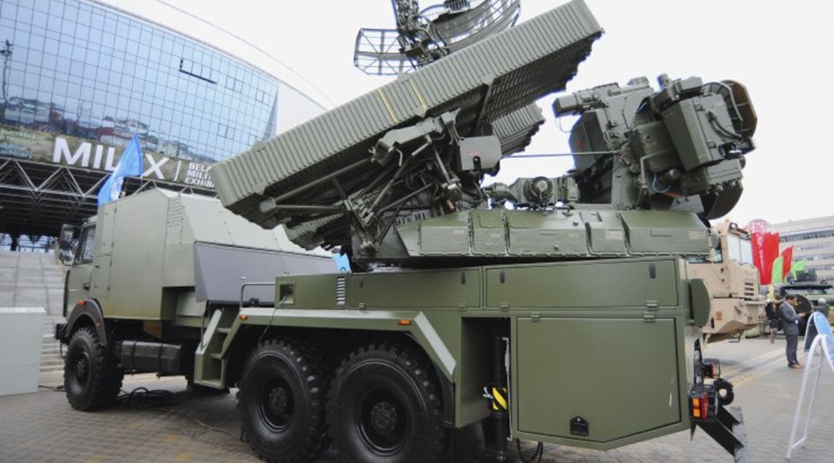 The 9A33-2B vehicle is based on a MAZ-6317 chassis for the modernised Osa air-defence system.