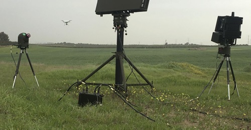The Drone Guard is a ground-based range of systems for detecting, tracking, and disrupting unmanned aerial vehicles. It has now been integrated with one or more interception UAVs to physically take down the target drone.