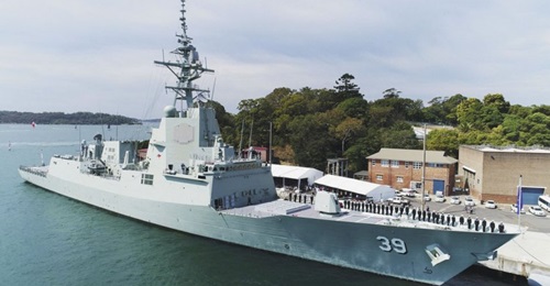 The RAN commissioned its first Hobart-class guided missile destroyer in 2017. The ship's Aegis combat system has since been upgraded by Lockheed Martin.