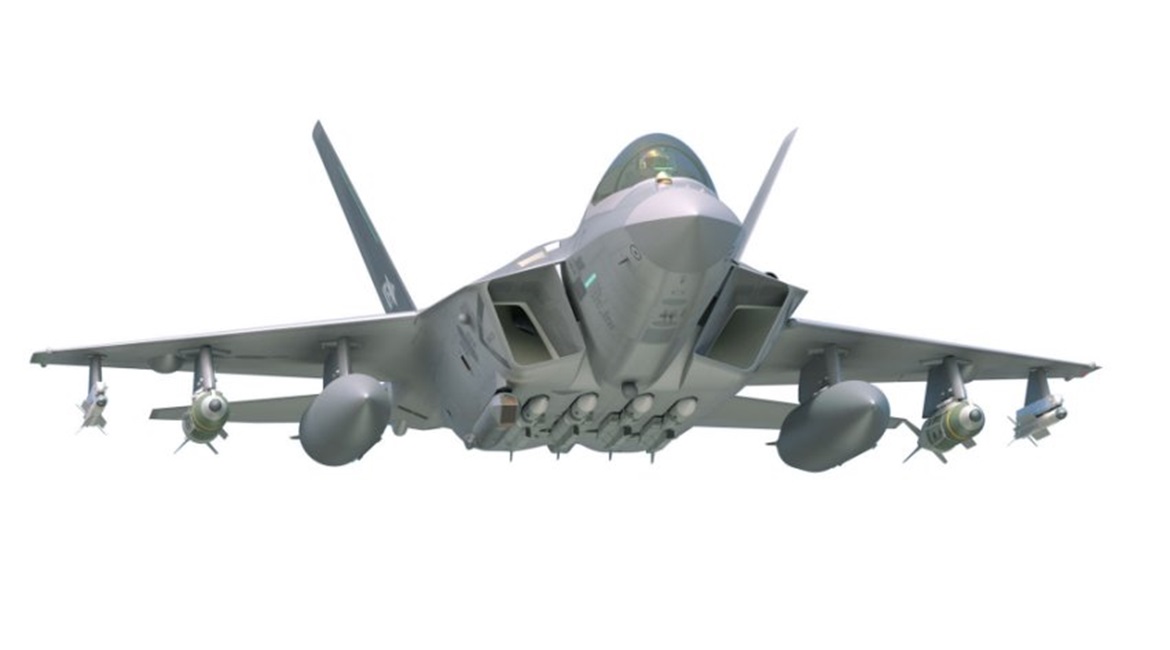 A CGI impression of the RoKAF's future KF-X fighter aircraft. 
        
         has learned that South Korea is planning to develop a new supersonic ASM to be carried by the KF-X.