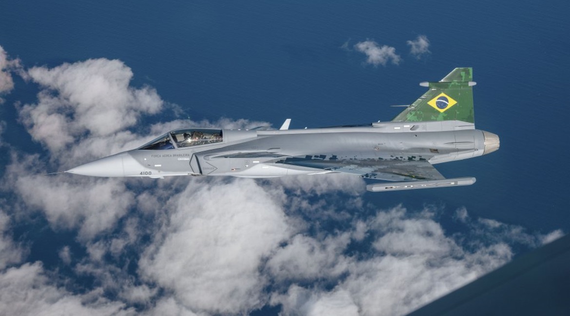 Brazil has ordered 28 Gripen Es and eight twin-seat Gripen Fs to be delivered between 2019 and 2024.