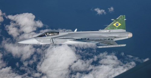 Brazil has ordered 28 Gripen Es and eight twin-seat Gripen Fs to be delivered between 2019 and 2024.