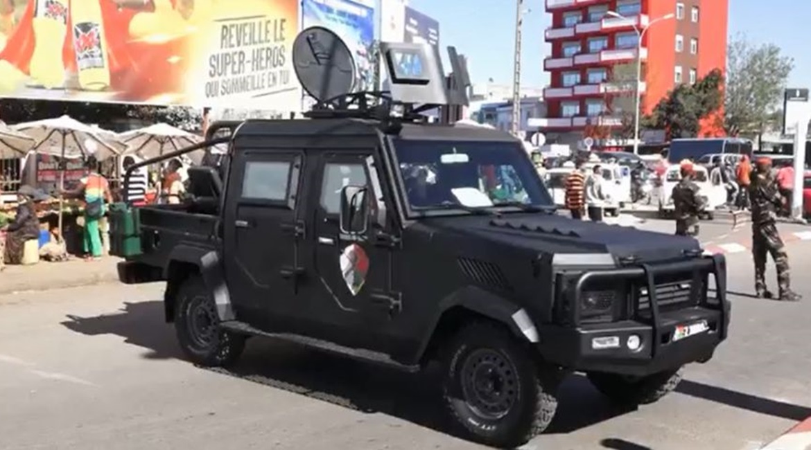 One of at least a dozen armoured Land Cruisers that were probably built for the Tafika Malagasy by MSPV.