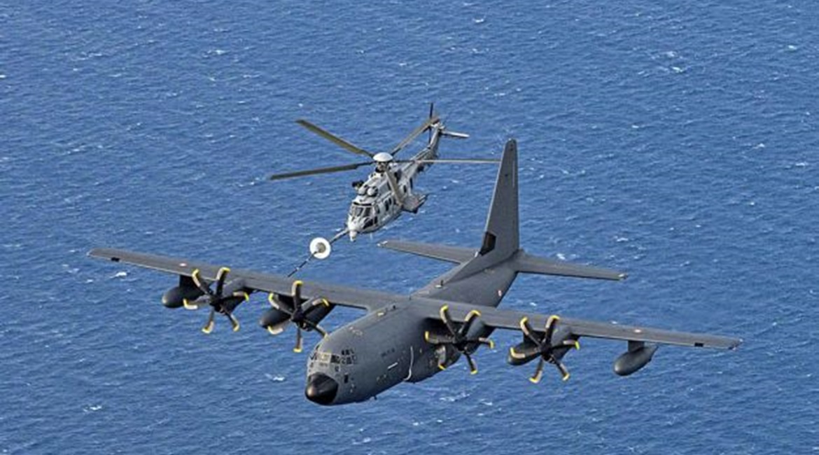 The KC-130J and the Caracal are soon to be cleared for air-to-air refuelling operations.