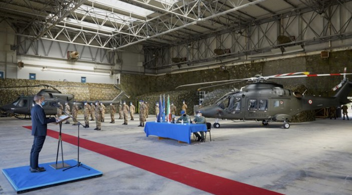 The Italian Army has received the first of two AW169 trainer helicopters, ahead of the arrival of the multirole AW169 LUH.