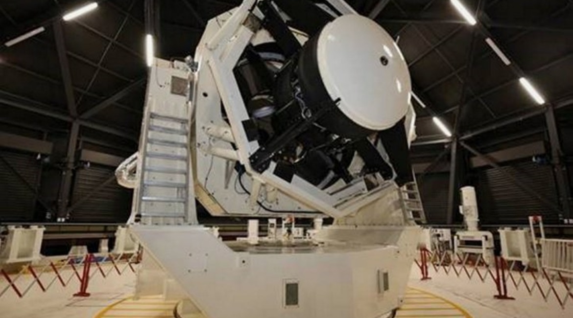 The Space Surveillance Telescope is seen here at the joint Australian-US space facility near Exmouth on Western Australia's Coral Coast.