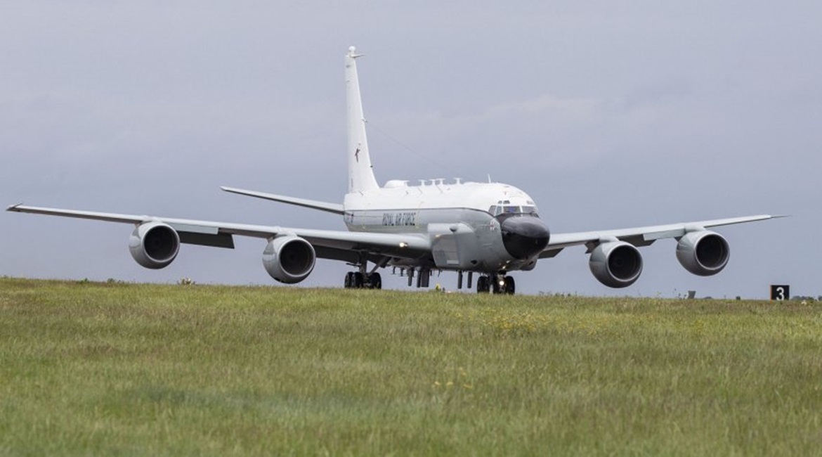 Airseeker ZZ664 has arrived back at RAF Waddington after receiving a major cockpit upgrade in the United States.