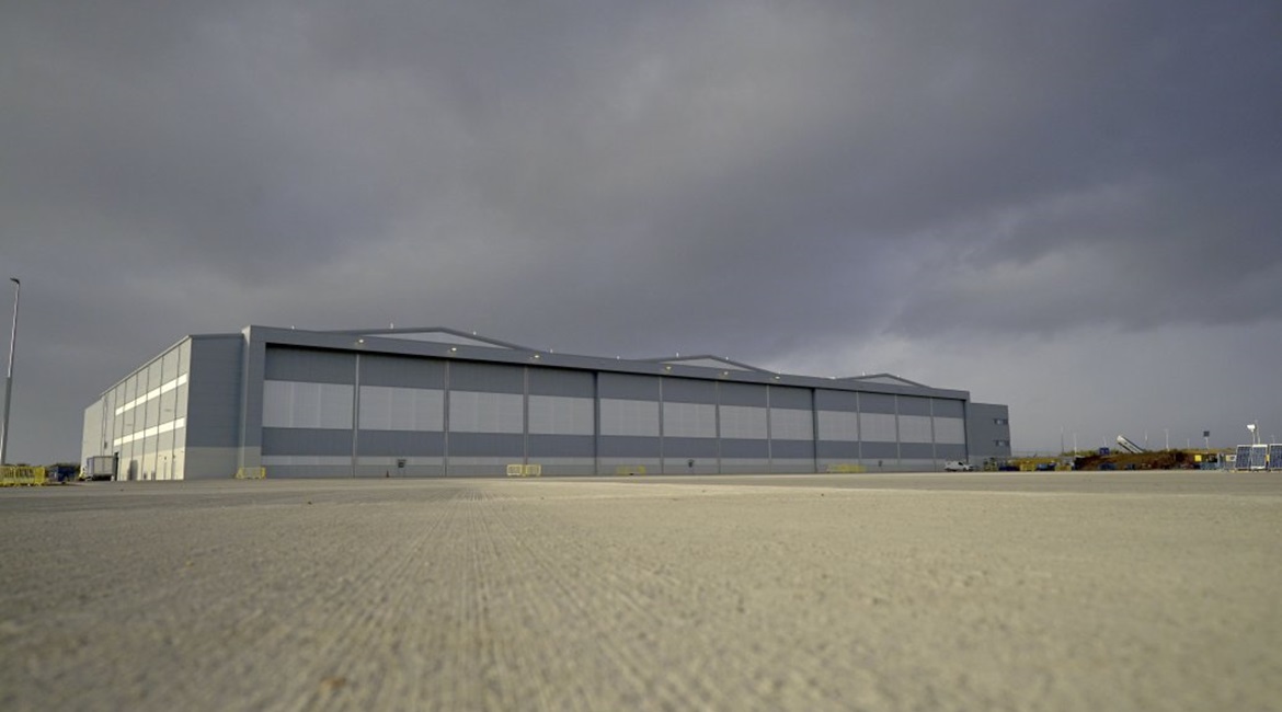 Boeing handed over the new facility for the UK's P-8A Poseidon fleet at RAF Lossiemouth in Scotland on 23 July.