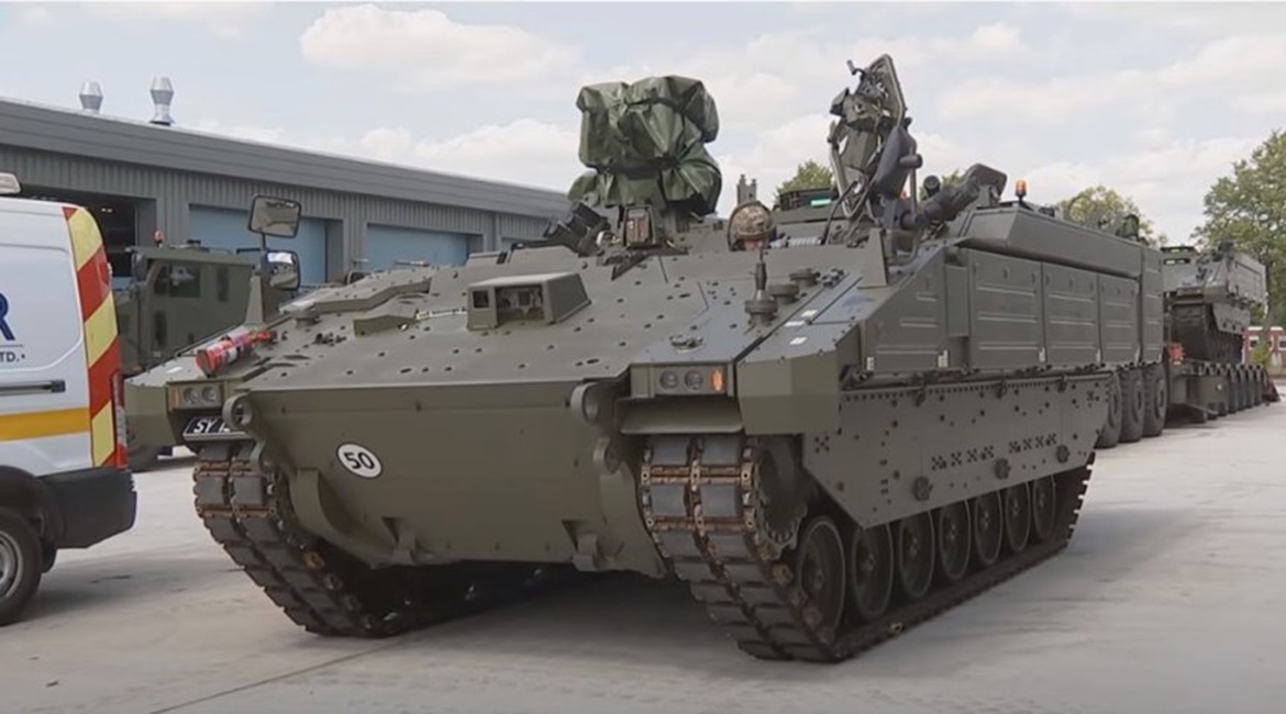 News of the first Ajax AFVs reaching British Army frontline units came with a YouTube video showing two Ares vehicles being delivered to the Household Cavalry Regiment. The vehicles reportedly arrived on 22 July.