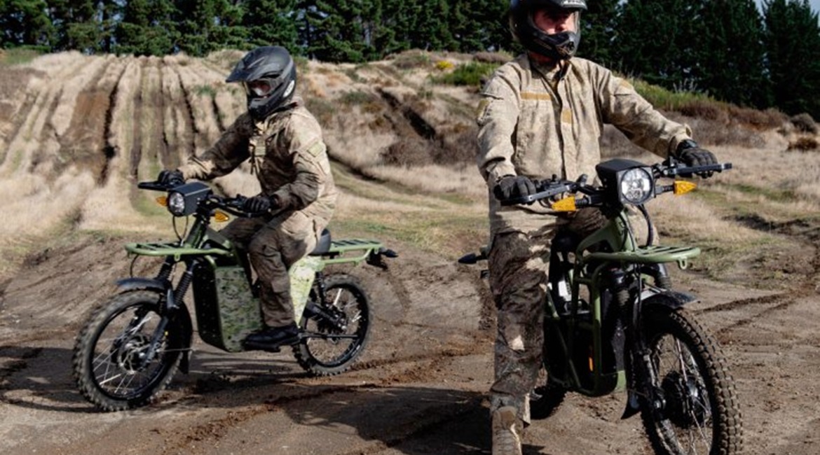 The NZDF announced on 27 July that it has begun trialling electric utility motorbikes to determine their suitability for military use.