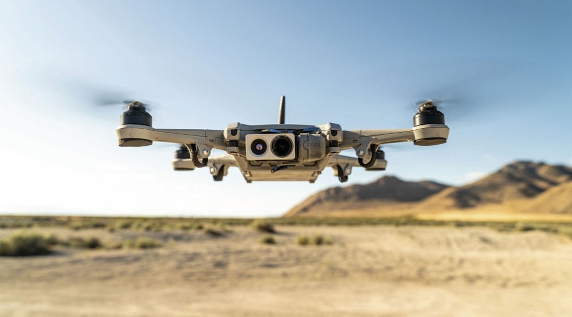 The new FLIR Systems Hadron imaging module has been integrated to the Golden Eagle quadrotor UAS.