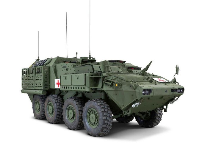 Pictured here is one Armoured Combat Support Vehicle configuration for the Canadian military. General Dynamics Land Systems-Canada is beginning to produce the new vehicle line. (Canada’s Department of National Defence )