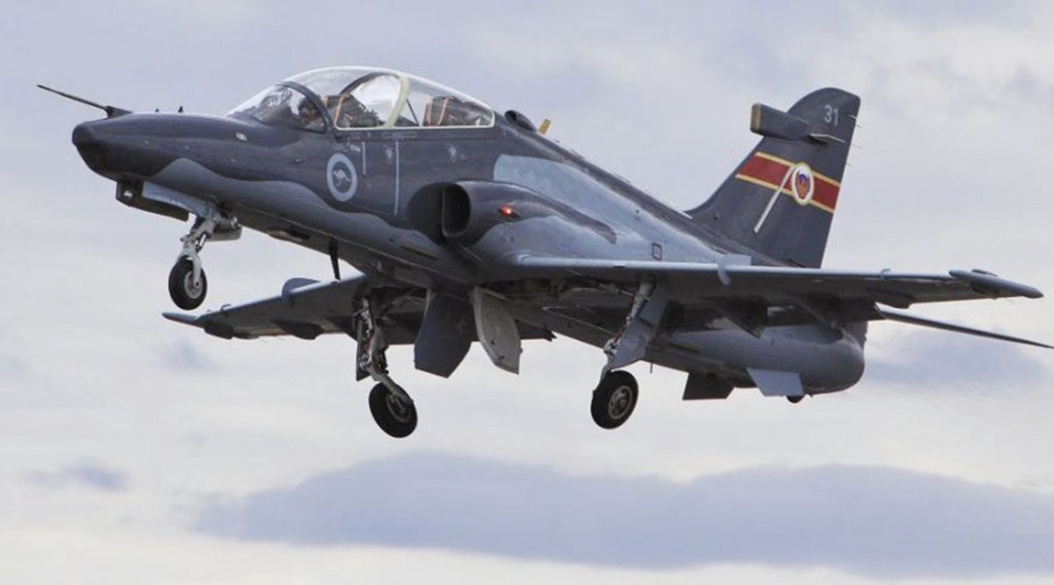 A RAAF Hawk Mk127 LIFT aircraft.