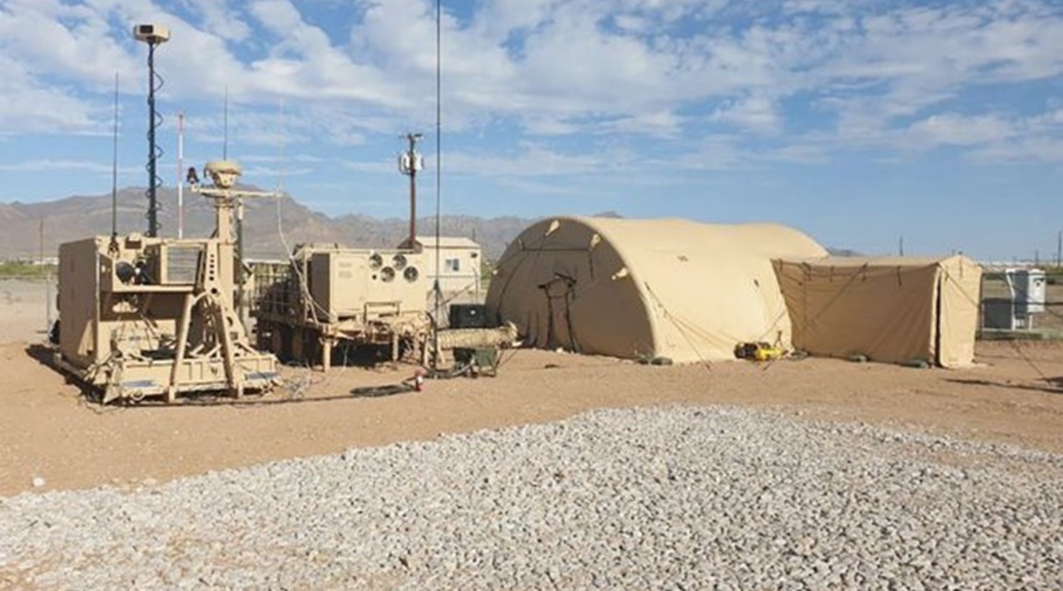 Pictured here is an engagement operations centre and interactive collaborative environment at White Sands Missile Range for the IBCS limited user test.
