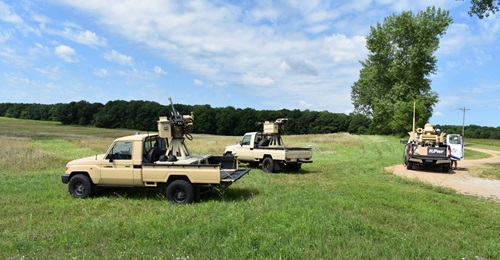 Northrop Grumman Armament Systems conducted its latest field test of M-ACE and Scorpion AD tactical ground vehicles in July. Further tests are scheduled in October when M230LF Bushmaster cannons will fire proximity fused 30 mm ammunition to neutralise ...