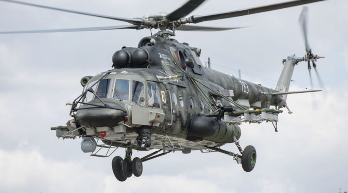 Russian Helicopters is debuting the first flying prototype of the Mi-171Sh-VN transport helicopter at Army 2020.