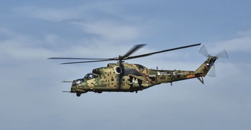 Rostec has begun serial production of the Mi-35P combat helicopter for an unnamed foreign customer.
