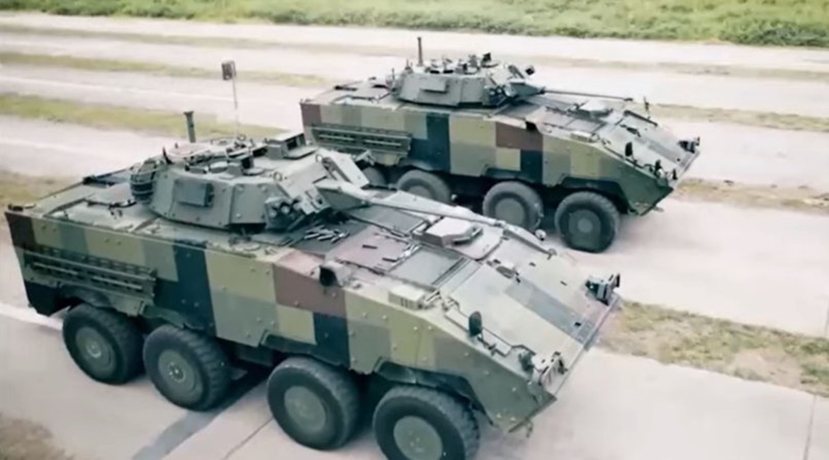 A screengrab from NCSIST footage showing two CM-34 IFVs during trials. The MND in Taipei revealed on 25 August that it will acquire 21 more of these vehicles for use by the Military Police Command.