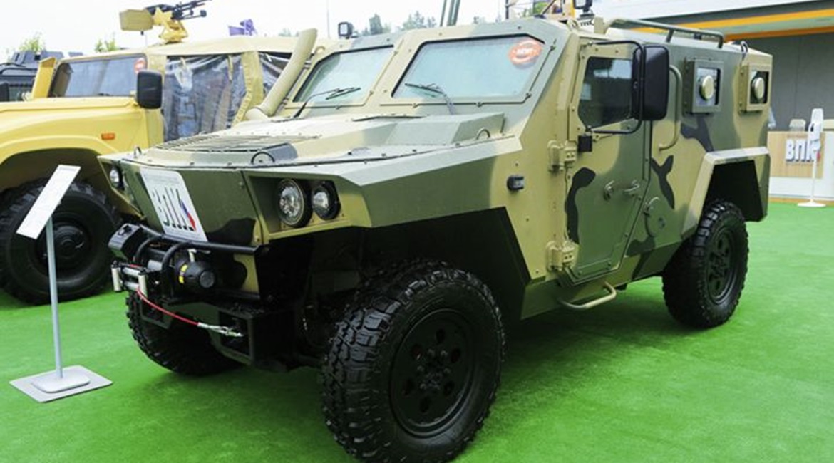 VPK unveiled the Strela 4×4 light amphibious armoured vehicle at Army 2020.