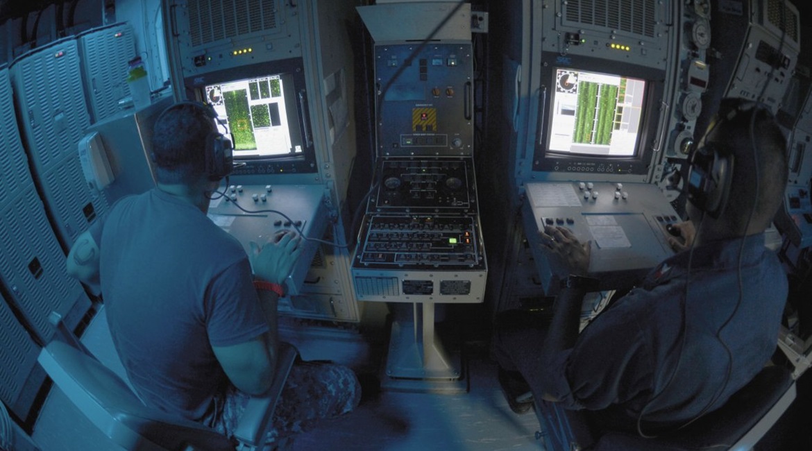 US sailors conduct sonar contact detection and classification operations aboard the USS Warrior (MCM-10). Cloud computing technologies like those envisioned on the JEDI Cloud programme could result in real-time transfers and analysis of such data. The ...