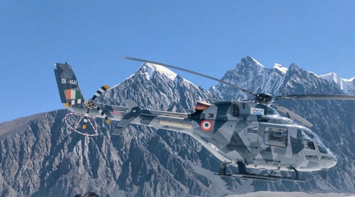 India's HAL announced on 9 September that its LHU recently demonstrated its capability to operate at high altitudes after successfully completing a number of trials in the Himalayas.