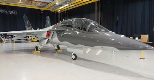 The Boeing T-7A Red Hawk jet trainer is the first aircraft to receive the USAF's new digital eSeries designation, becoming the eT-7A.
