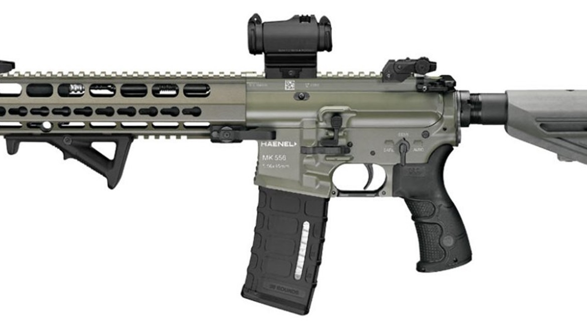 The Bundeswehr has selected Haenel to supply its MK 556 assault rifle to replace the G36.