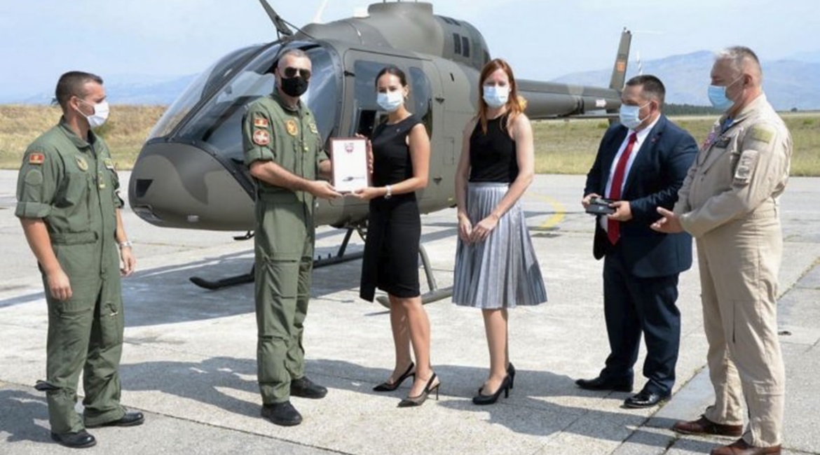 The Montenegrin Air Force has received the first of two contracted Bell 505 helicopters, with a further two expected to be signed for in 2021.